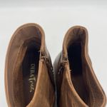 Diba True  Womens 8 Booties Next Day Wedge Platform Brown Leather Soft Side Zip Photo 12