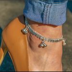 Dubai Jingle Round Disco Charm Hook Eye Anklet Photo 1