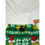 Dr. Seuss NWT  Grinch "Mean One" Green‎ Fleece Lounge Pants Women's S Photo 4