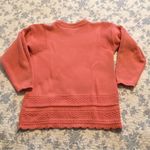 Hunt Club Vintage Pink 100% Cotton Made in USA Sweater Size Small Petite Photo 5