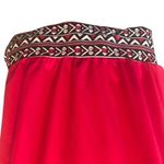 Swimsuit For All Swimsuits For All Pink Blouson Tankini Swim Top Sz 16 Shelf Bra Colorful Hem Photo 4