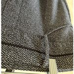 Zac and Rachel Trouser Pants Size 10 Black Zig Zag Pattern Rayon Dress Pant Photo 1