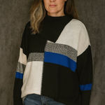 Style & Co Long Sleeve Muse Colorblock Multi Photo 0