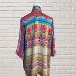 Johnny Was  Reversible Embroidered Patchwork Kimono Jacket XS Fits up to M Photo 4