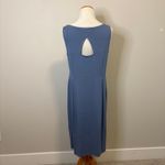 Eileen Fisher Blue Sleeveless Midi Dress Minimalist Casual Comfort Medium Photo 1