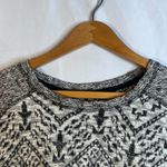 Westport Busy Maximalist Aztec Southwestern Knit Sweater Metallic Size Medium Photo 2
