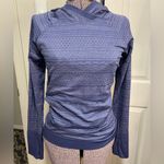 Lululemon  Rest Less Hoodie Gatsby Blue White size 6 Photo 2