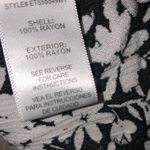 En Crême En creme size medium black & white floral shirt Photo 4