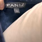 Paniz blue marbled tie dye long sleeve fit and flare dress Size XL cotton Photo 5