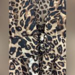 Truth NYC  Leopard Maxi Sheer Duster, Swim Cover Up, Lingerie robe, size XL Photo 3