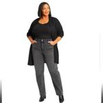 Ava & Viv HIGH RISE 90S STRAIGHT JEANS BLACK WASH SZ 26 NWT Photo 4