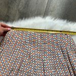 Promod French Designer Skirt Orange White Size 6 Orange Photo 6