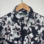 Lauren Ralph Lauren Jacket Women L Active Lightweight Windbreaker Floral Zip Top Black Size L Photo 4