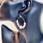 Gold Hoop Pearl French Wire Dangle Drop Earrings Costume Jewelry Buy 3/$21 Photo 1