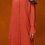 Uniqlo  X Hana Tajima midi dress button front shirt fall modest business casual Photo 0