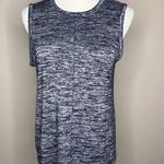 Rag and Bone  Nicole Marled Sleeveless Slit Back Top Photo 1