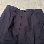 Dress Pants Trousers Navy Blue Pleated Pockets Wool Size 6 Photo 3