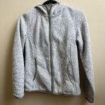 Marmot  Gray Heather Zip Front Fleece Hooded Sweater Jacket Womens S Photo 0