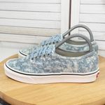 Vans  Authentic Denim Destroy Acid Wash Canvas Sneakers Blue 6.5‎ Men 8 Women Photo 2