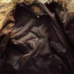 Vintage Dollhouse Outwear Women's Faux Fur Puffy Coat Jacket Sz L Western 98790 Brown Size L Photo 13