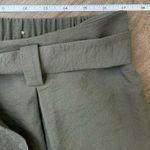 Chico's Chico’s Green Cargo Pockets Elastic Waist Tie Belt Pants ~ Size 2R (US 12R) Photo 12