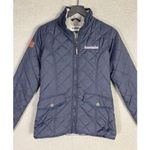 Krombacher Made in Germany Women's‎ Quilted Jacket Navy Blue Size S Casual Photo 3