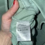 1987 Sage Green Women's Cropped Hoodie Photo 2