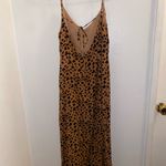Blue Life  Daria Midi dress in leopard print size medium maxi dress Photo 4