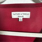 Madewell Texture & Thread Womens Sz S Long Sleeve V Neck Tie Side Crepe Wrap Top Photo 5