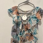 En Crême Floral Maxi Dress with Ruffle Detail Size S by En Crème  Photo 2