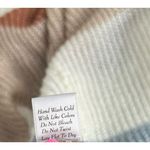 Pink Lily  Women's Striped Cable Knit Open Cardigan Sz Medium‎ Kimono Multicolor Photo 7