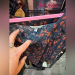 Floral navy blue and Red Women's Top. Size XS Photo 1