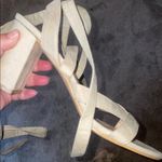 Allegra K Cream Heels Elegant Design block style size 9 Photo 9