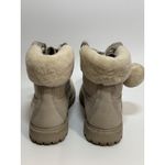 Timberland Premium Women’s 6in SHEARLING Boo WP Boots Light Taupe SZ 8 Photo 3