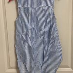 H&M Striped Sleeveless Button Down Photo 3