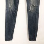 American Eagle  Mid Rise Distressed Dark Wash Jeans 0R Photo 3