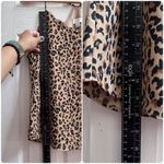 J.Crew  Leopard Scalloped Adjustable Straps Racerback Camisole Cami Top Size 6 Photo 8