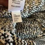 Market & Spruce NWOT Ollie Cotton Textured Open Cardigan Black White Small Photo 4