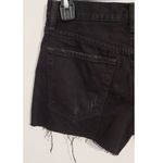 Free People We the Free Sofia Button Fly High Waisted Cut-Off Shorts Black 25 Photo 9