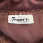 Vintage Y2K Bodywear of California Dark Brown Dragonfly Embroidered Maxi Dress Size XS Photo 6