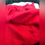 St. Tropez 100% Linen Mini Skirt Pink Deep Coral XL  West Photo 6