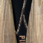 PINK - Victoria's Secret  black rosegold cheetah yoga leggings, S Photo 0