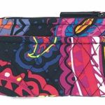 Vera Bradley  Coin Purse In Twilight Paisley, Black, Blue,  Pink Photo 0
