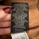 7 For All Mankind brown faux leather moto jacket size M Photo 8