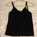 American Eagle  Outfitters Black Lace-Up Tank Top Photo 1