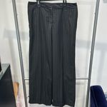 Isaac Mizrahi 3-Piece Pant/Skirt Suit Classic Pinstripe Design Black Women's 12 Photo 5