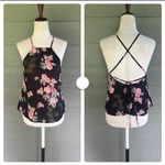 re:named Floral Halter Top Photo 1
