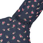 Disney  Princess Black Roses Boho Shorts Long Sleeve Romper Size Large Photo 4