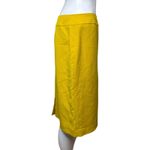 Tahari Skirt Womens 6 Bright Yellow Pencil Skirt Casual Business Office Preppy Photo 1