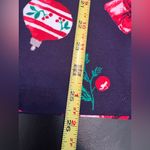 kim rogers  Dark Blue Holiday Print Blouse Photo 9